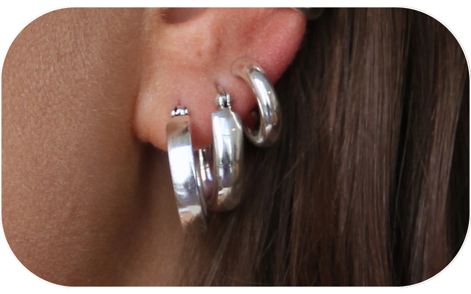 Hoops - ringar till öronen