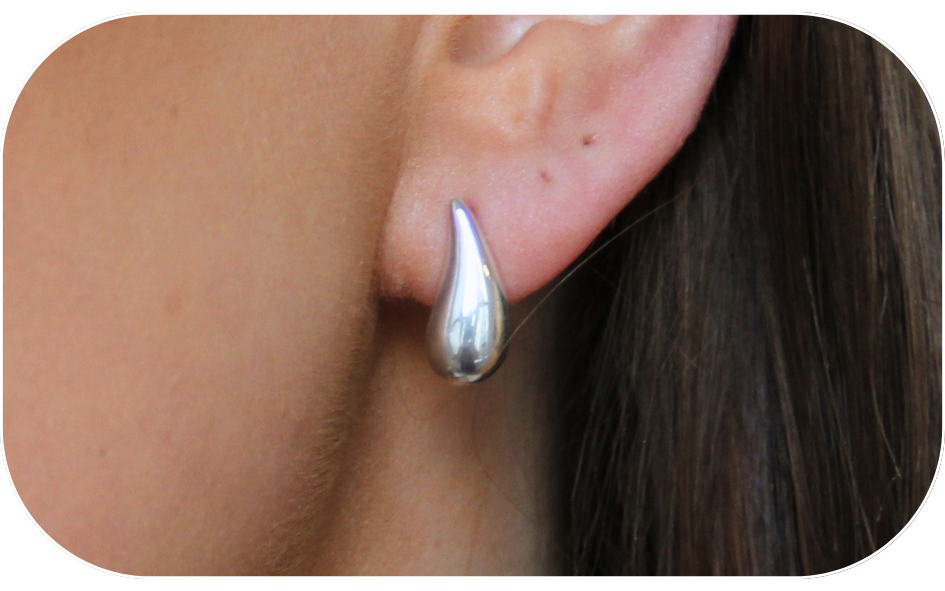 Klassiska Silverörhänge