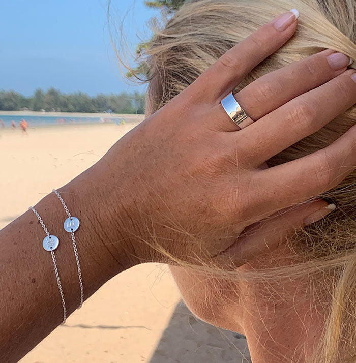 BOKSTAVSARMBAND, 925 STERLING SILVER