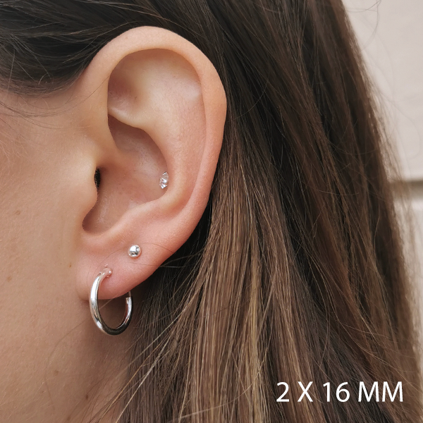 SILVERHOOPS 2MM IN MULTIPLE SIZES