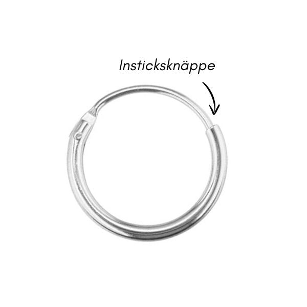 SILVERHOOPS 2MM IN MULTIPLE SIZES