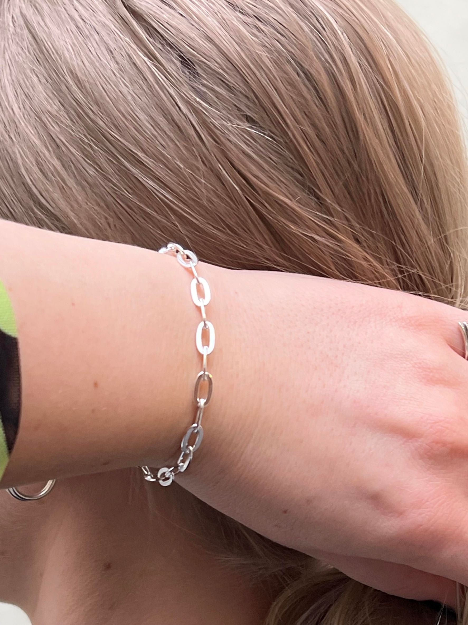 BRACELET SILVER HOOKS LARGE