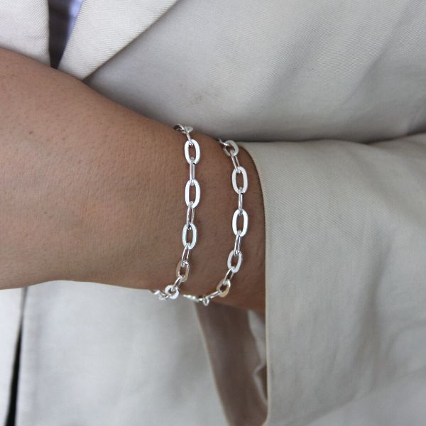 BRACELET SILVER HOOKS LARGE