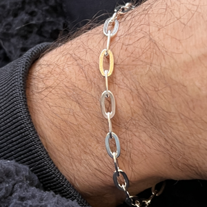 BRACELET SILVER HOOKS LARGE