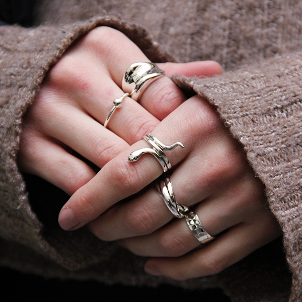 BOA CONSTRICTOR SILVERRING