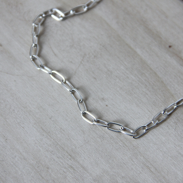 SILVER ANCHOR LINK 3MM