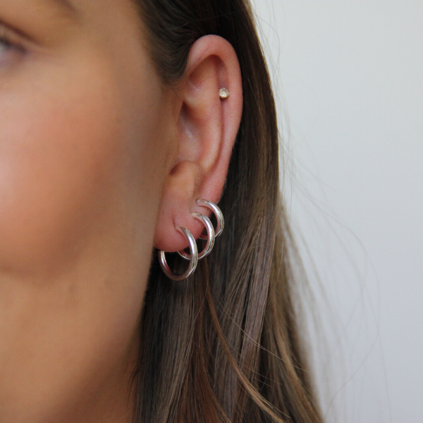 SILVERHOOPS 2 MM SMALL SIZES