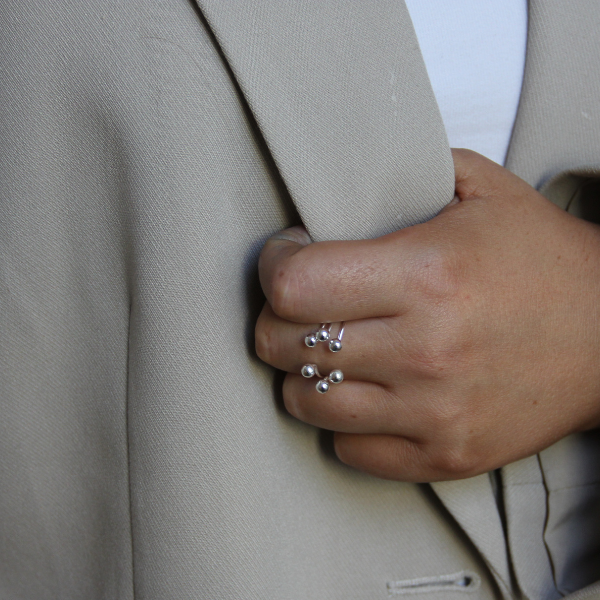 SILVER RING BUBBLE PARTY