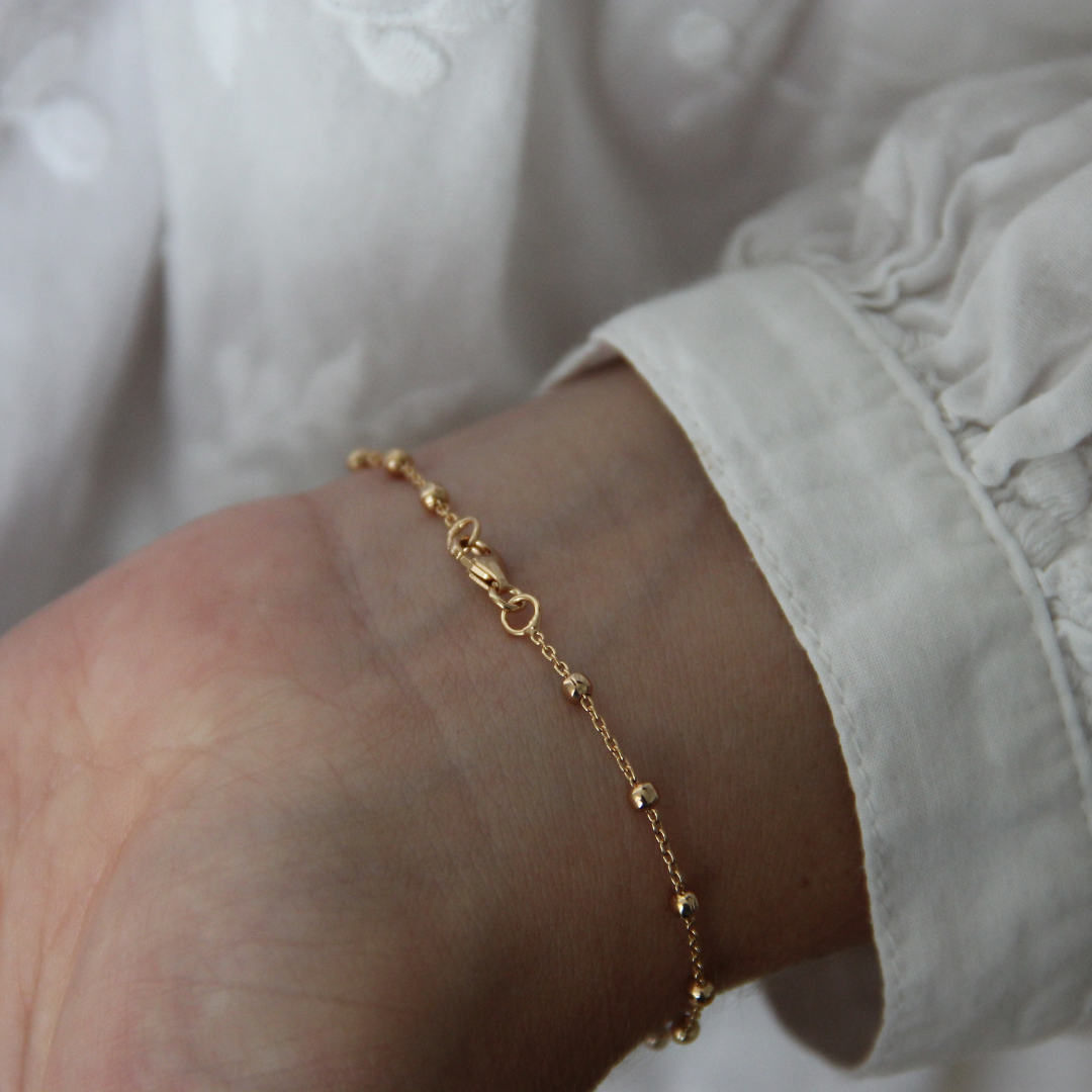 SILVER BRACELET BULLETS GOLD