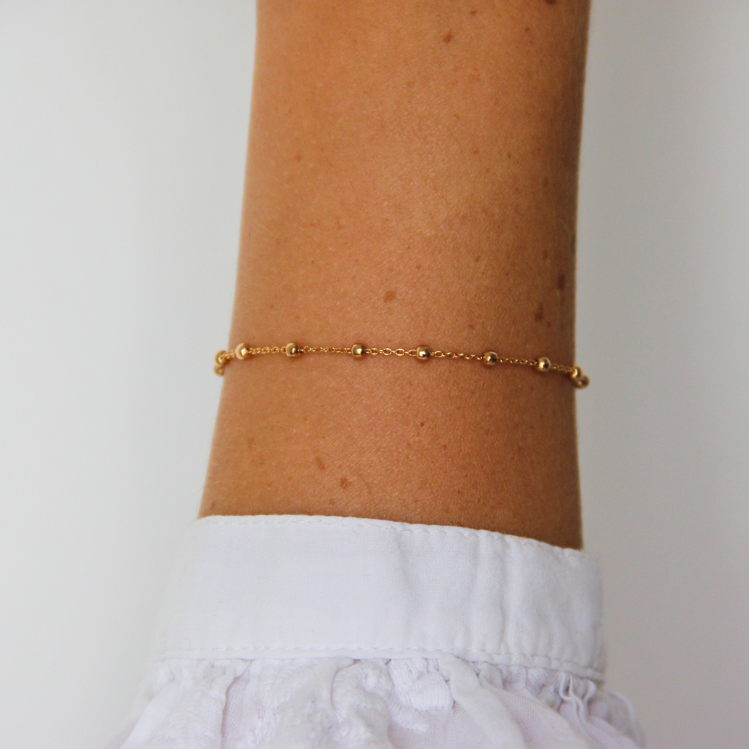 SILVER BRACELET BULLETS GOLD