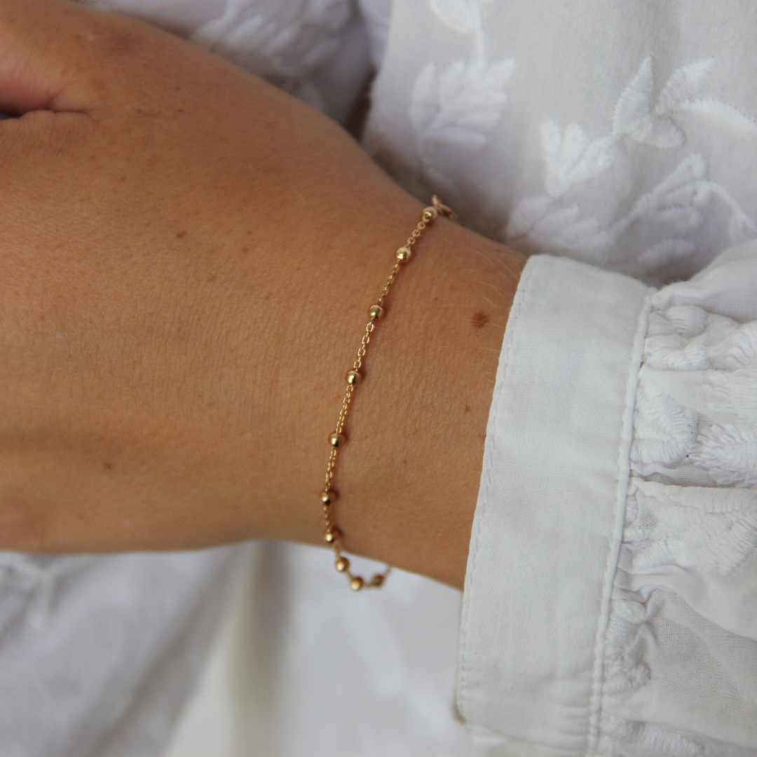 SILVER BRACELET BULLETS GOLD
