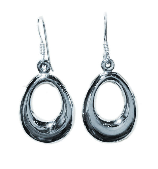 ARCHIVED - SILVER EARRINGS TEARS/DROPS IN THICK SILVER