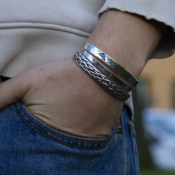 PLAIN SILVER BRACELET 5MM