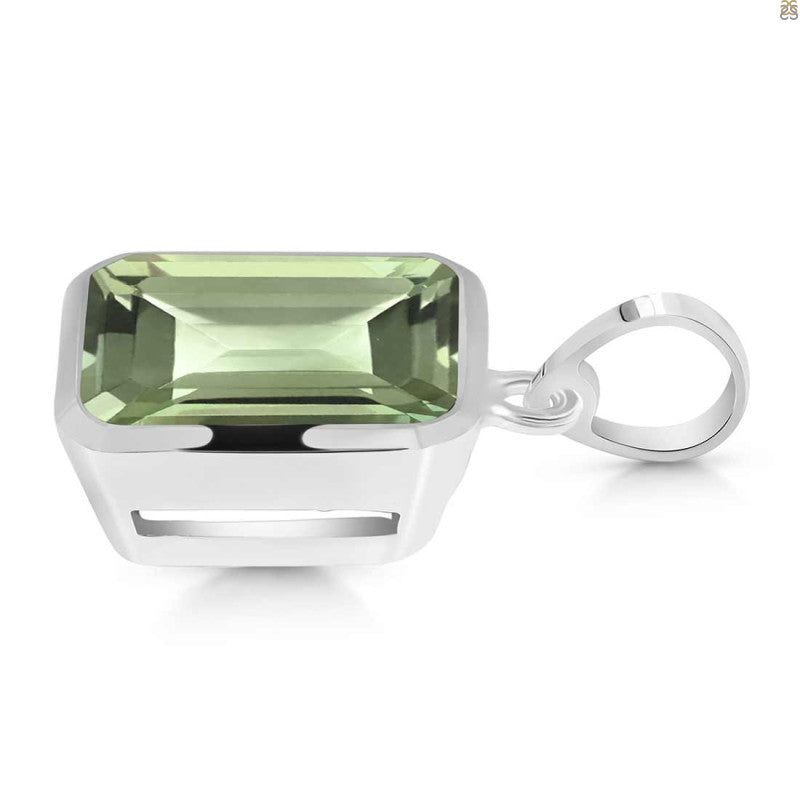 NORDHAGA Grön ametist square halssmycke