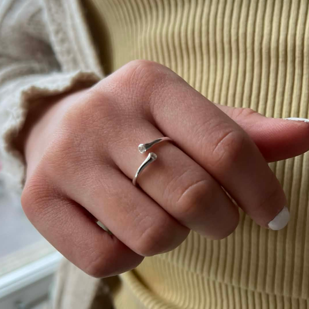 SILVERRING  WHITE ZIRKONIA